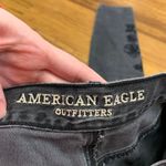 American Eagle Outfitters Black Embroidered Mom Jeans Womens Size 0 High Rise Photo 5