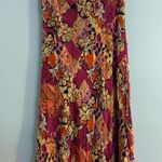 vintage ankle length fun patterned skirt made in india size 8 Photo 0