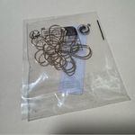 Gold Flower Earrings Five Petal NEW Trendy Boutique Photo 1