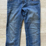 Dolce & Gabbana Women's Blue Lace‎ Up Leather Trims Denim Jeans IT 38 Photo 0