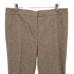 Akris Lined Brown Plaid Wool Angora Cashmere Dress Ankle Pants Trousers 12 Photo 1