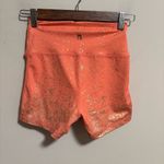 NWT Buffbunny Rosa Foil Shorts Orange Gold RARE Photo 3