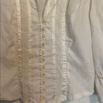 Jessica’s Gunnies Vintage 70s White Victorian Style Blouse Photo 1