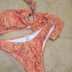 SheIn Brazilian Cut Halter Bandeau Top Bikini Set Photo 1