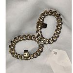 Musi Chain Link Shoe Clips Gold Tone Gun Metal Black Vintage Accessories Photo 6