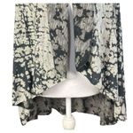 T Party Cardigan Size Small Boho Black Tie Dye Waterfall Open Artsy Festival Photo 3