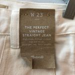 Madewell Womens The '90s Straight Jean: Two-Tone Workwear Edition White Ivory 23 Photo 5
