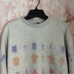 BLANK NYC Sweatshirt Women XS Gray Tie Dye Crop Into The Groove NWT Photo 3