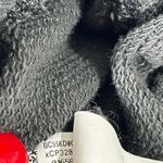 Aerie  OFFLINE THROWBACK CROP CORSET SWEATSHIRT HALF ZIP DISTRESSED GRAY‎ NEW Photo 10