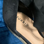 Torrid Women's Black Gladiator Espadrille Wedge Sandals Size 11 WW Photo 1