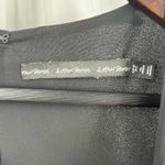 & Other Stories & Other Stories Black Viscose V-Neck Dress Size 6‎ Photo 4