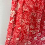 Red Dress Boutique NEW A Loves A Pink Floral Ruffle Sleeveless Jumpsuit M Photo 9