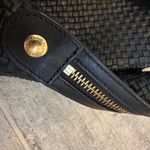 Cole Haan Genevieve Woven Black Leather Bag Photo 5