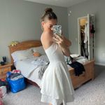 Windsor  White Graduation Dress Photo 1