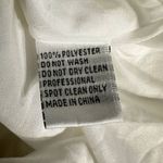 Mac Duggal IEENA for  Tailored V-Neck Ballgown Women's 8 White A-Line Photo 7