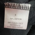 Brochu Walker  3/4 sleeve cotton mini dress black Sz S Photo 4