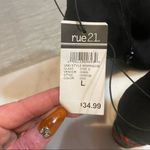 Rue 21 Open-toed ankle boots with rose printed heels Photo 4