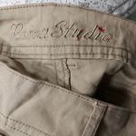 5/$25 Roma Studio Khaki side tie shorts size 13 Tan Photo 5