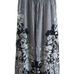 Mlle Gabrielle  Black White Wide Leg Pants Size Large EUC #4881 Photo 0