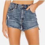 Pistola  Kylee Luna Relaxed High Rise Cuffed Distressed Denim Jean Shorts Size 26 Photo 0