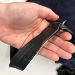 All Saints Freedom Hobo Slouchy Blue Handbag Photo 5