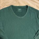 Aerie  Forest Green Scoop Neck Oversized Sweatshirt XS Photo 1