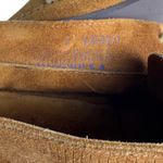 Minnetonka Vintage Moccasins Women's 8 Brown Suede Thunderbird Lace-Up Shoes Photo 7