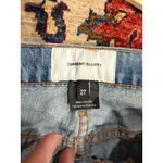 Current/Elliott High Waist Distressed Denim Mini Skirt Size 27 USA Made Photo 5