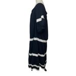 Kate Spade NWT Broom Street X  Poplin Off Shoulder Dress Black & White Size XXL Photo 6