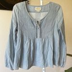 Ralph Lauren Denim & Supply super cute blue babydoll top Size M Photo 0