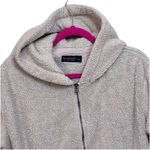 Abercrombie & Fitch Sherpa full zip hoodie Women Large Soft Langenlook Layering Photo 2