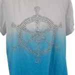 Newport News Exclusive VTG blue /white T shirt Nautical Theme XL Photo 1