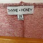 Thyme + Honey  Light Front Tie Long Sleeve 2X Photo 4