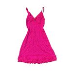 Victoria's Secret Vintage Y2k Hot Pink Sexy Little Things Ruffle Slip Dress Photo 0