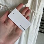 Reformation East Square Neck Open Back Tiered Maxi Dress Photo 8