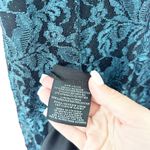 NW Nightway Green Lace Sparkly Gown Dress Sz 6 Photo 4