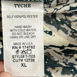 VICI wynonna dark teal metallic thread flowy lightweight elastic neckline blouse Photo 5