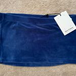 Juicy Couture NWT  Light Blue Velour Tube Top Photo 2
