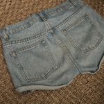 American Apparel Low Waisted Denim Shorts Size 24 Photo 6