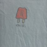 Life is Good Chill Popsicle Graphic Tee Blue Women’s Size L Short Sleeve Photo 2