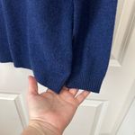 L.L.Bean  Navy Blue Women's Classic Cashmere Crewneck Sweater Long Sleeve Size S Photo 4