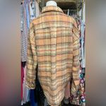 Voy Shacket Plaid Size Large Brown Photo 2