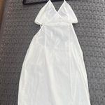 Tobi White Low Cut Form Fitting Dress From Photo 1