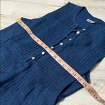 Faherty  Isha  Linen Indigo Blue Mini Dress Photo 6