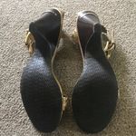 Michael Kors Gold leather Juniper sandals- Metallic Glitz Glamour, size 8.5 Photo 6