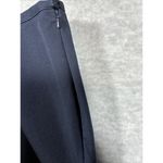 J. McLaughlin  Womens Ankle‎ Pants Sz 4 Navy Blue Crop Classic Preppy Side Zip Photo 2