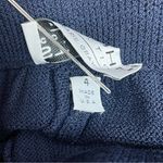 St. John  Collection Santana Knit Pants Navy Blue Pleated Trousers Size 4 USA Photo 7
