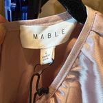 NWT Marble Elegant Satin Dress Pink Size L Photo 9