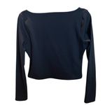 Leith Nordstrom’s Contour Square Neck Long Sleeve Basic Crop Top size Large Photo 2