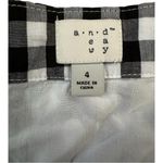 A New Day  Target Black and White Plaid Gingham Asymmetrical Ruffle Skirt // Sz 4 Photo 1